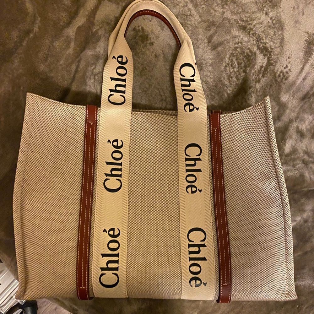 Chloe Woody Tote Large